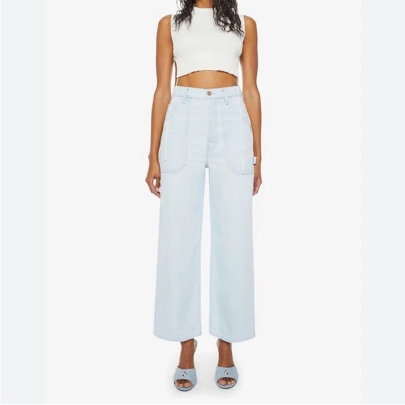 Mother SNACKS! High Waisted Smoothie Carpenter Ankle Jeans NWT SIZE 31 - Picture 1 of 12